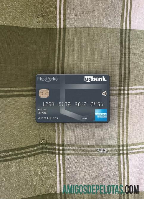 EUA Banco dos EUA FlexPerks Reserve Cartão Amex Photolook Front amostra